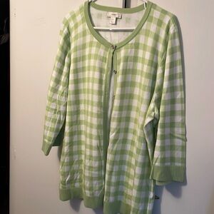 3/4 length sleeve cardigan sweater